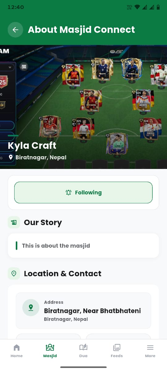 Barqat App Feature Screen